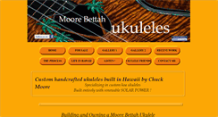 Desktop Screenshot of moorebettahukuleles.com