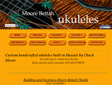 Tablet Screenshot of moorebettahukuleles.com